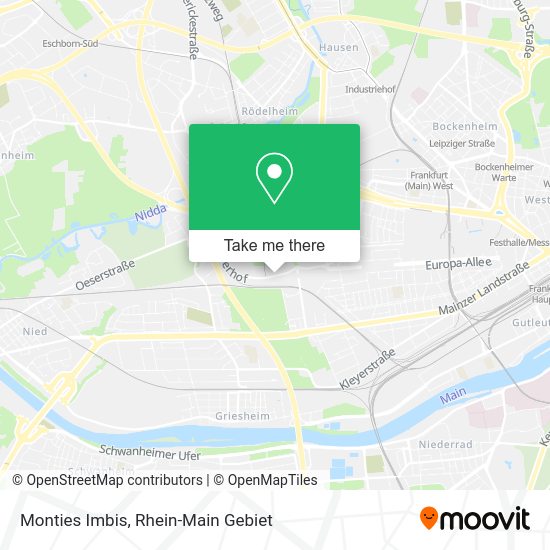 Карта Monties Imbis