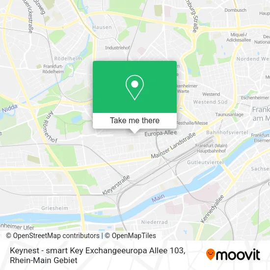 Карта Keynest - smart Key Exchangeeuropa Allee 103