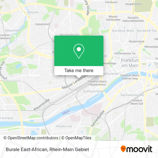 Карта Burale East-African