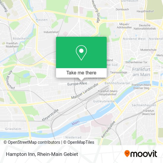 Карта Hampton Inn