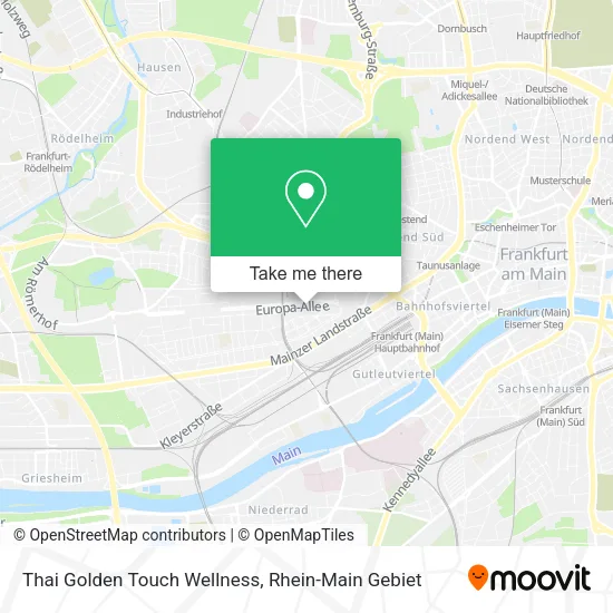 Карта Thai Golden Touch Wellness