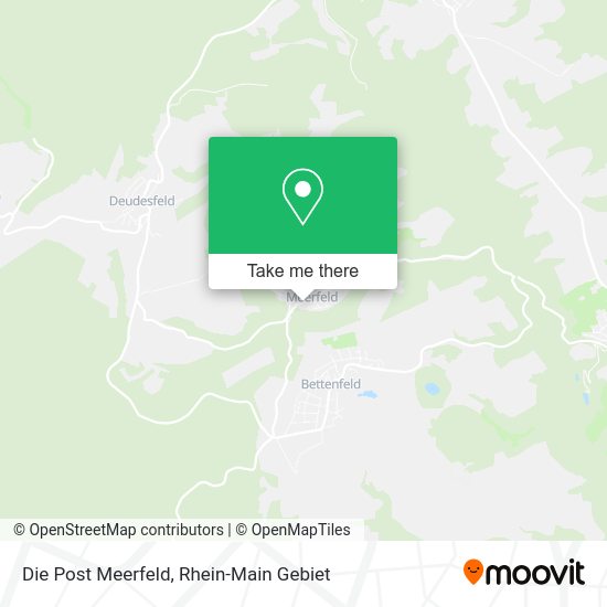 Карта Die Post Meerfeld