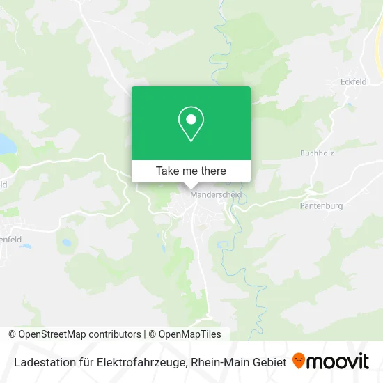 Карта Ladestation für Elektrofahrzeuge