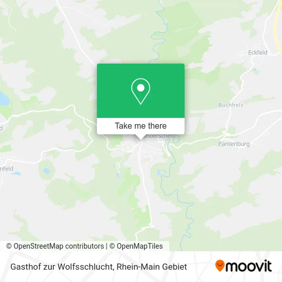 Карта Gasthof zur Wolfsschlucht