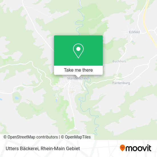 Карта Utters Bäckerei