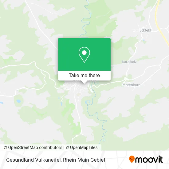 Карта Gesundland Vulkaneifel
