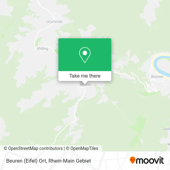 Карта Beuren (Eifel) Ort