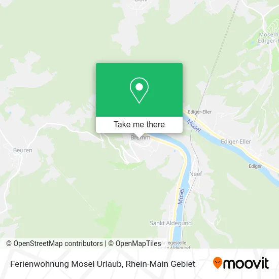 Карта Ferienwohnung Mosel Urlaub