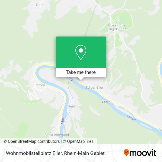 Карта Wohnmobilstellplatz Eller
