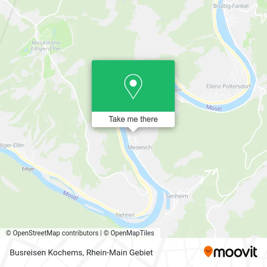 Карта Busreisen Kochems