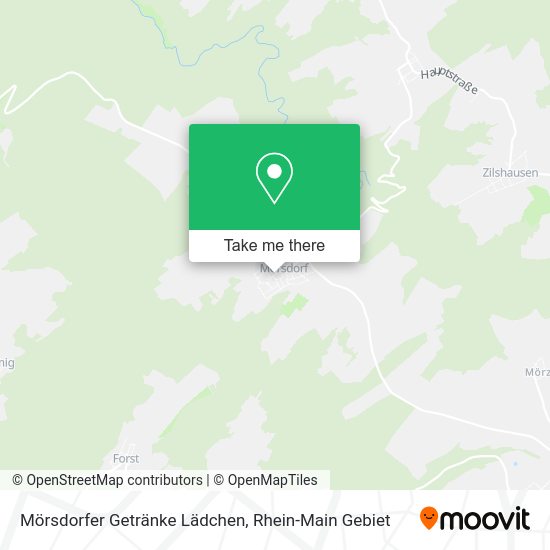 Карта Mörsdorfer Getränke Lädchen