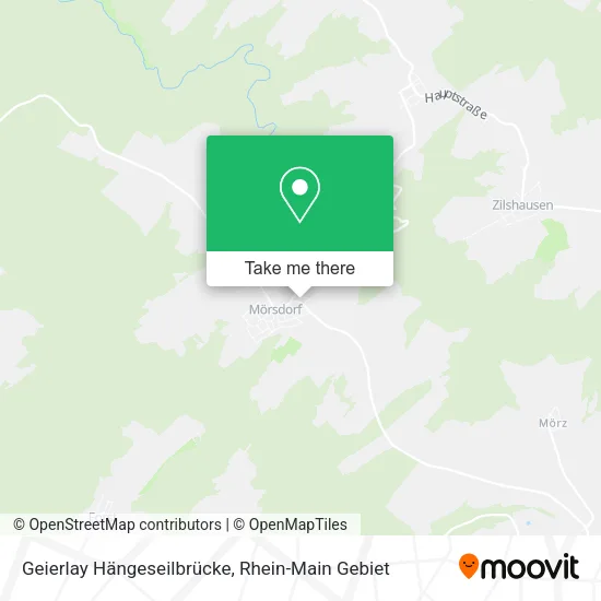 Карта Geierlay Hängeseilbrücke