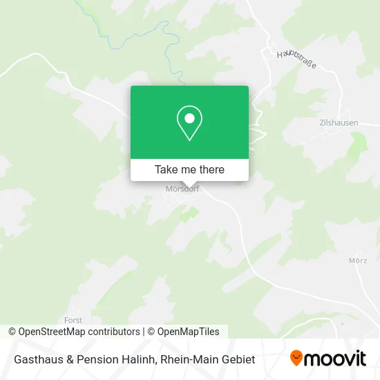 Карта Gasthaus & Pension Halinh