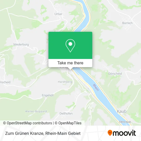 Карта Zum Grünen Kranze