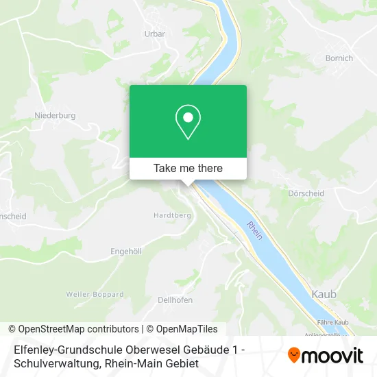 Карта Elfenley-Grundschule Oberwesel Gebäude 1 - Schulverwaltung