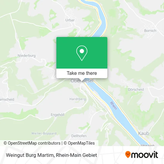 Карта Weingut Burg Martim