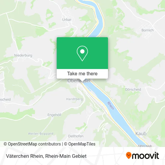 Карта Väterchen Rhein