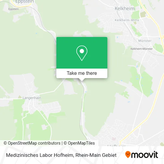 Карта Medizinisches Labor Hofheim