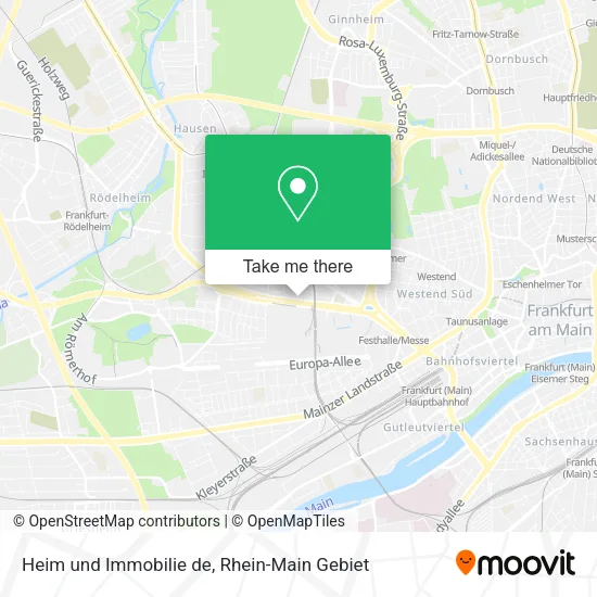 Карта Heim und Immobilie de