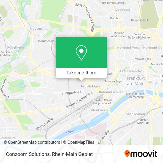 Карта Conzoom Solutions