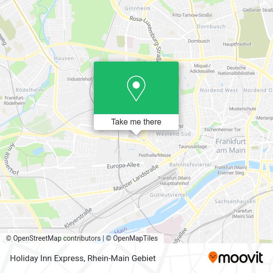 Карта Holiday Inn Express
