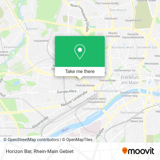 Horizon Bar map