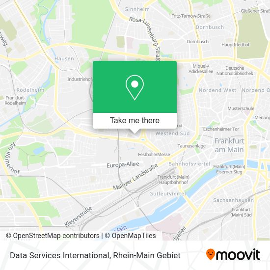 Карта Data Services International