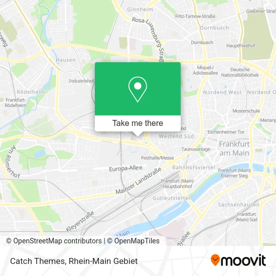 Catch Themes map
