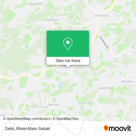 Карта Zebit