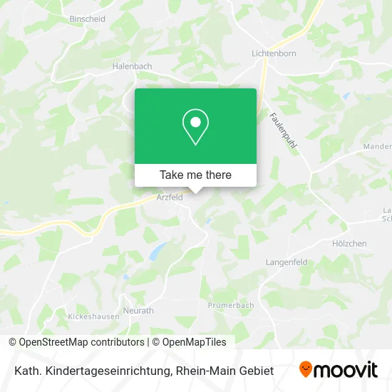 Карта Kath. Kindertageseinrichtung