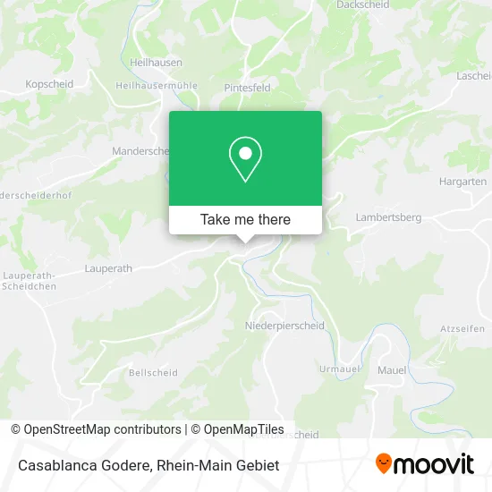 Карта Casablanca Godere