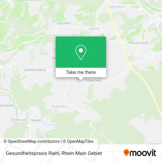 Карта Gesundheitspraxis Riehl