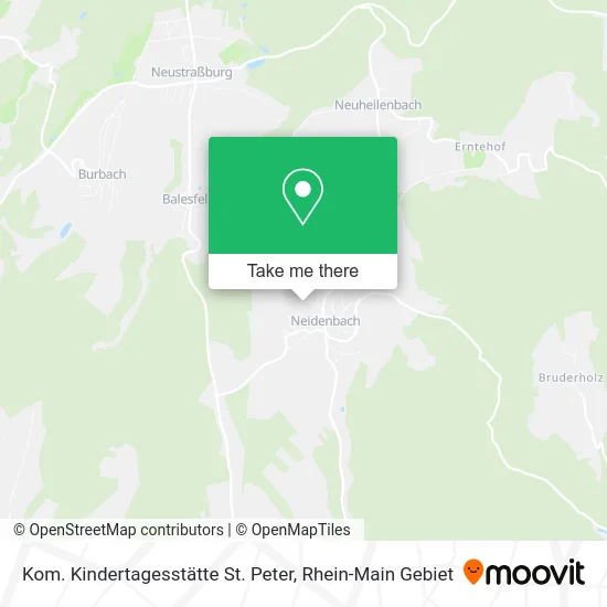 Карта Kom. Kindertagesstätte St. Peter