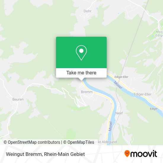 Карта Weingut Bremm
