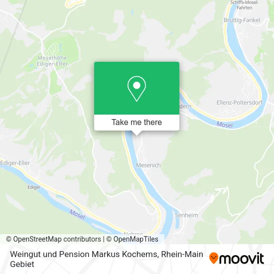 Карта Weingut und Pension Markus Kochems