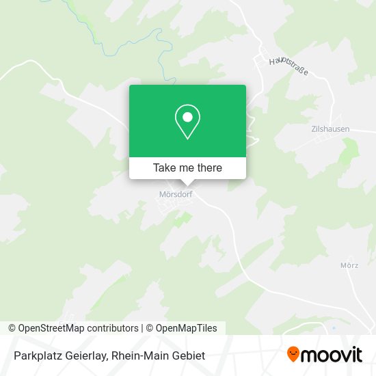 Карта Parkplatz Geierlay