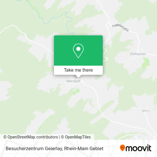 Карта Besucherzentrum Geierlay