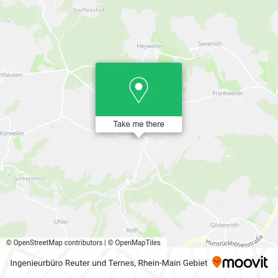 Карта Ingenieurbüro Reuter und Ternes
