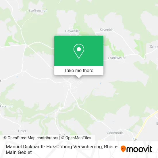 Карта Manuel Dickhardt- Huk-Coburg Versicherung