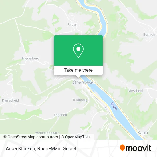 Карта Anoa Kliniken