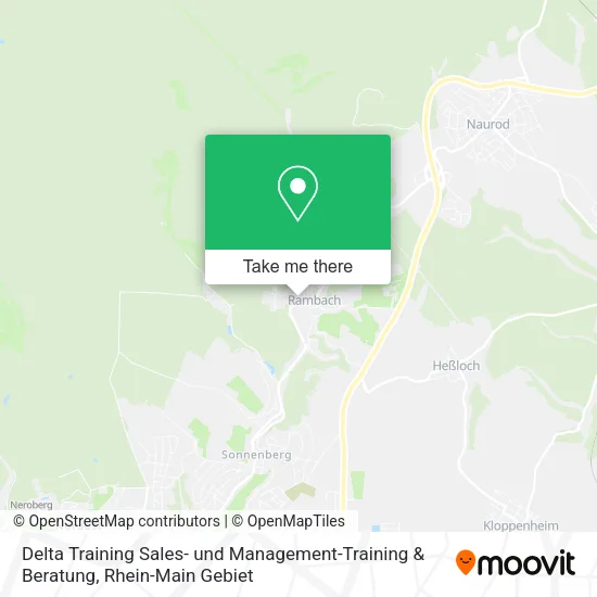Карта Delta Training Sales- und Management-Training & Beratung