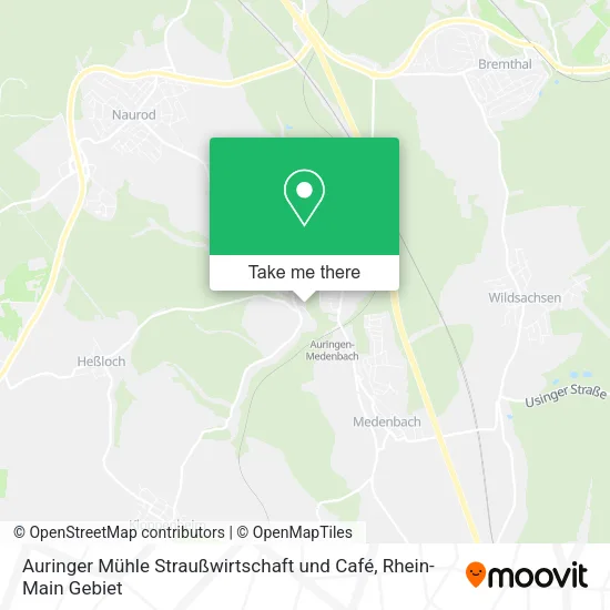 Карта Auringer Mühle Straußwirtschaft und Café