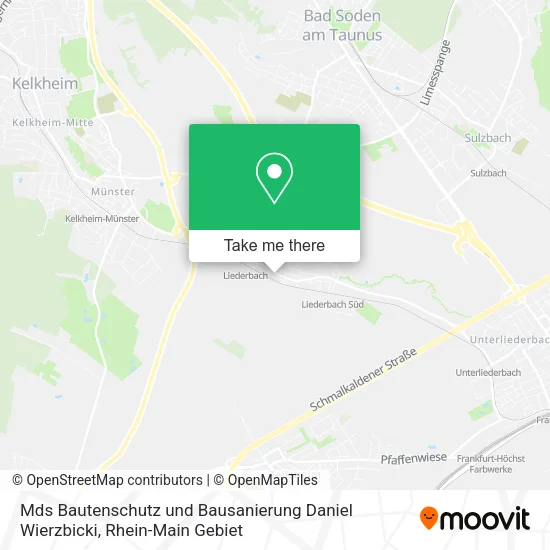 Карта Mds Bautenschutz und Bausanierung Daniel Wierzbicki