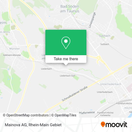Карта Mainova AG