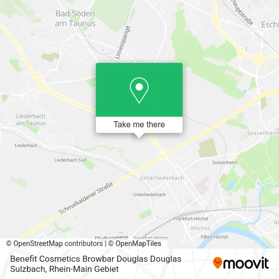 Карта Benefit Cosmetics Browbar Douglas Douglas Sulzbach