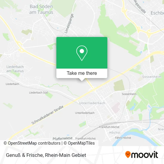 Карта Genuß & Frische