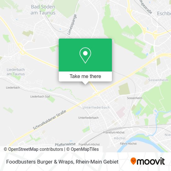 Карта Foodbusters Burger & Wraps
