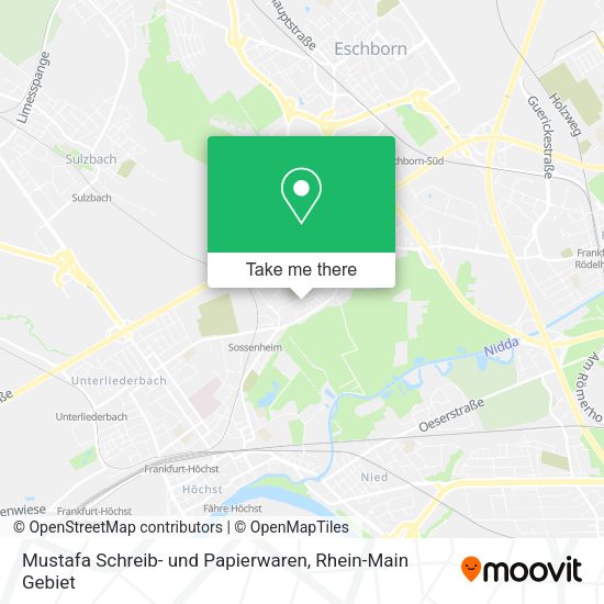 Карта Mustafa Schreib- und Papierwaren