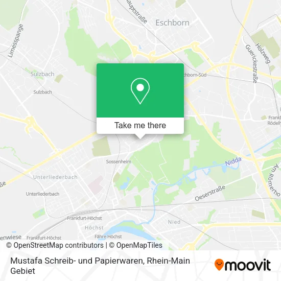 Карта Mustafa Schreib- und Papierwaren