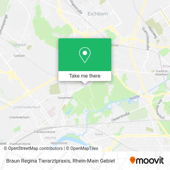 Карта Braun Regina Tierarztpraxis